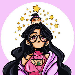 A self portrait of the artist Aki